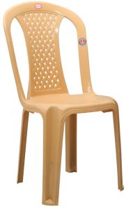Polished Plastic Armless Chairs, Seat Shape : Rectangular