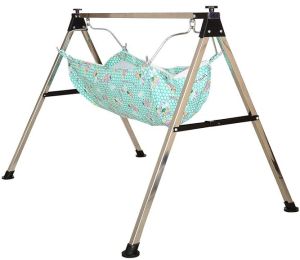 Stainless Steel Baby Cradle 4 Feet Length, Brand Name : Tiny Toes
