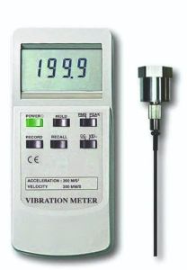 Automatic Plastic Digital Vibration Meter, Brand Name : V-TECH