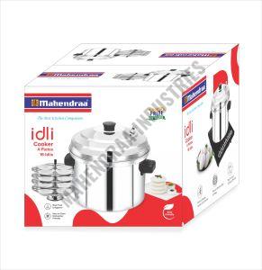 4 Plate Stainless Steel Idly Cooker Standard Size