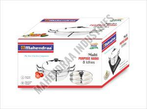 8inch Stainless Steel Multi Kadai, Color : Silver