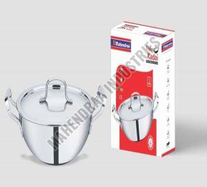 Stainless Steel Kadai, Color : Silver for Cooking Use, Cooking
