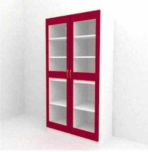 Four Skin Glass Shutter Laboratory Cabinet