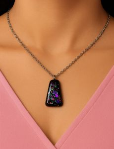 Glitter Resin Pendant Adjustable, Brand Name : NIPSTec