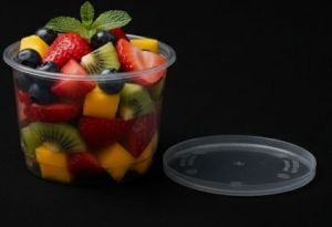 250 Ml Plastic Food Container - Round(Tall)