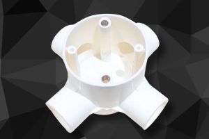 PVC Deep Junction Box, Color : White, Black 20mm, 25mm