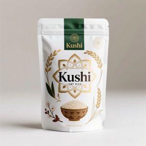 Kushi White Medium Grain HMT Chawal, Packaging Size : 25Kg, 50Kg