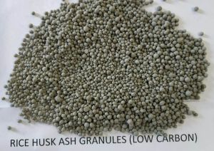 Low Carbon Rice Husk Ash Granules