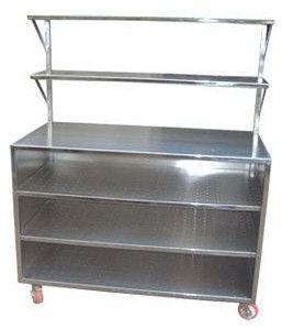 Pick Up Counter With Over Head Shelf