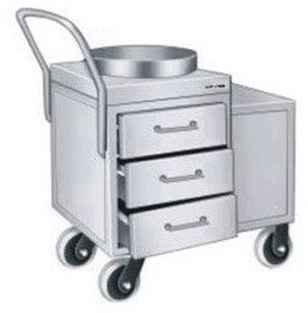 Stainless Steel Tea Service Trolley