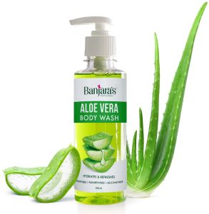 Aloe Vera Body Wash, Color : Green