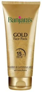 Swarna Bhasma Gold Face Pack, Color : Golden