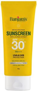 Sunscreen - SPF 30, Key Ingredients : Licorice