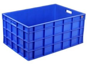 HDPE Aristocrate Jumbo Plastic Crates, Color : Blue for Industrial