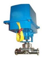 Mirror Finish Electric Operated Diapgragm Valve TC End