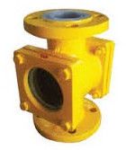 PTFE Prfe Lined Double Window Sight Glass