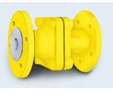 Pfa PTFE Lined Ball Check Valve