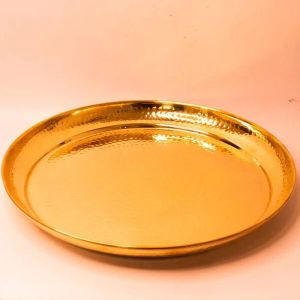 Brass Multi -Purpose Tray/ Plate for Kneading Dough