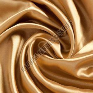 Printed Plain Golden Satin Fabric, Width : 35-36