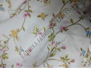 Printed Crepe Fabric, Color : Multicolor