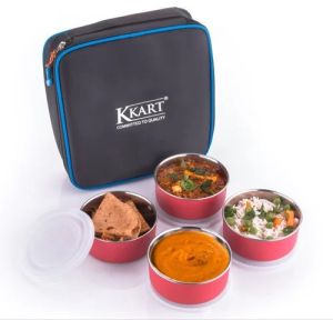 Kkart Microwave Safe Lunch Box 4 Container