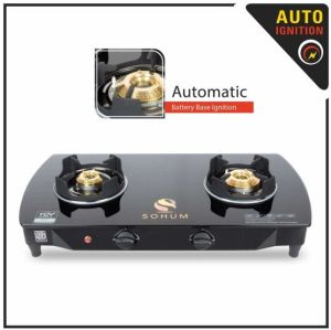 Eco-two Burner Auto Ignition Gas Stove
