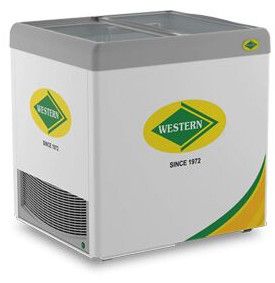 Nwhf225g- Glass Top Deep Freezer for Food Preservation