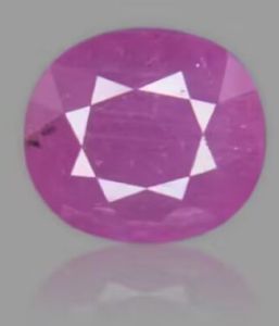 Ruby Stone – 2.81 Carat, Color : Red