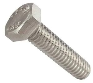 Full Threaded Mild Steel Hexagonal Bolt 3 Inch