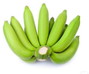 Fresh Raw Banana, Color : Green for Consumption