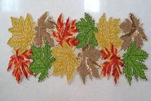 Beaded Table Runner for Enhance Dining Ambiance