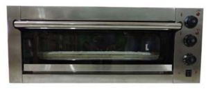 Electric Metal Single Deck Oven, Color : Silver