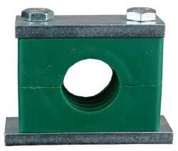 PP Pipe Clamps Heavy Series, Color : Green
