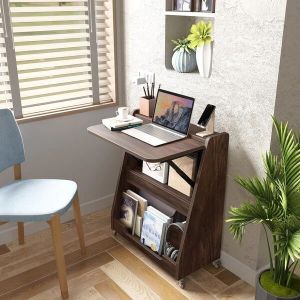 Engineered Wood Nora Folding Table for Workspace, Storage