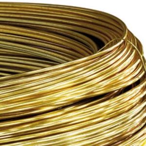 Brass Extrusion Wire, Shape : Round