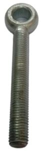Mild Steel Forged Eye Bolt, Color : Silver for Construction