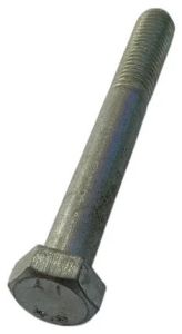Mild Steel Half Thread Bolt, Color : Golden for Construction