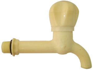 Brass Long Body Bib Cock