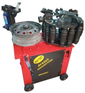 14 Die Rim Straightener Machine Single Spindle