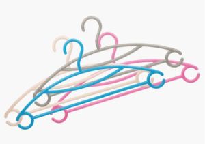 Plastic Ezy Clothes Hanger, Color : Assorted