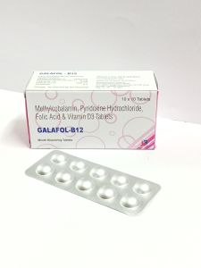 Galafol B12 Folic Acid Vitamin D3 Tablets