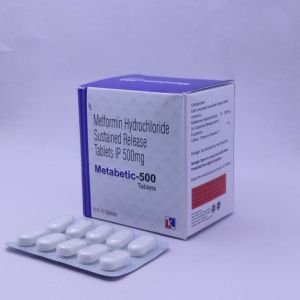 Metabetic 500mg Metformin Hydrochloride Tablets