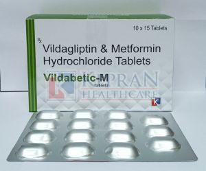 Vildabetic M Vildagliptin Metformin Hydrochloride Tablets