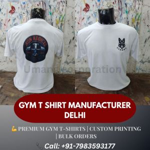 Black 100% Polyester Rk Regular Premium Gym T-shirt