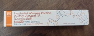 Influvac Inactivated Influenza Vaccine, Packaging Type : Vial