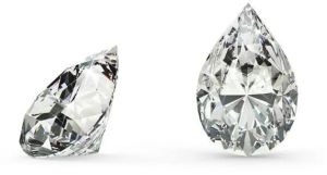 Polished GIA Certified Pear Cut Natural Diamond, Color : White