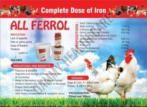 All Ferrol Animal Feed Supplement