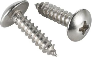 Polished Sheet Metal Screws, Color : Black Standard for Fittings Use