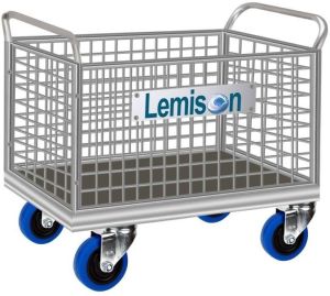 100kg Silver Stainless Steel Dry Linen Trolley