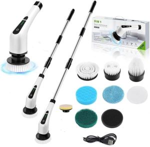 9-in-1 Electric Spin Cleaning Brush Scrubber
